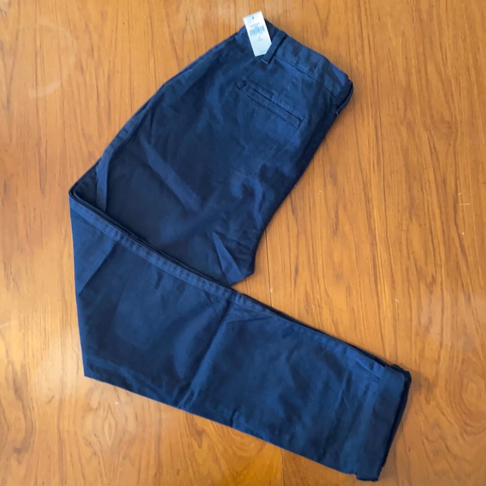 Gap Girlfriend Chino Navy 8 Tall NWT
